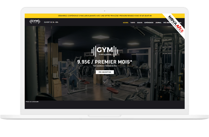 Gym Website Design