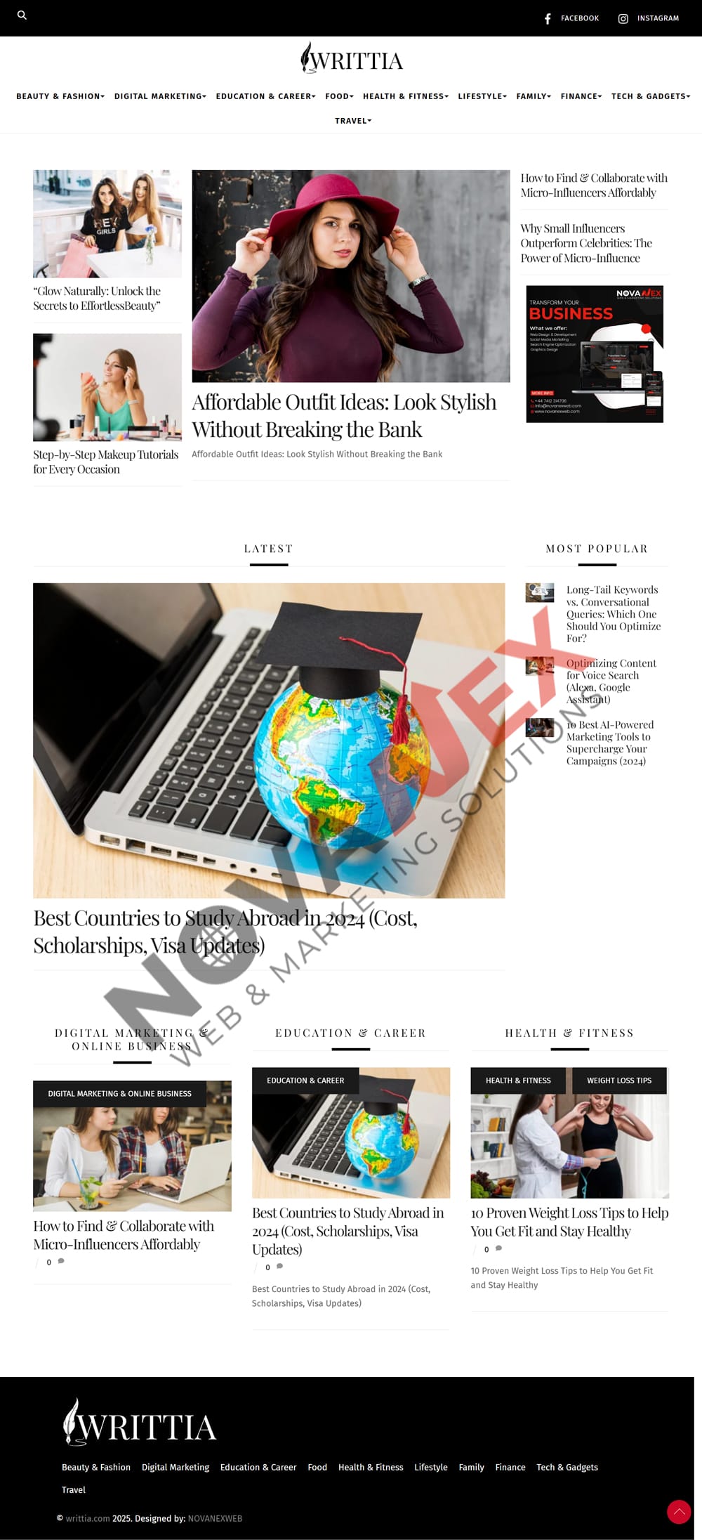 Writtia Novanexweb